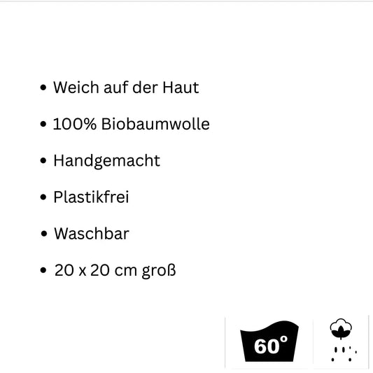 Stofftaschentücher aus Biobaumwolle - Stofftaschentuch