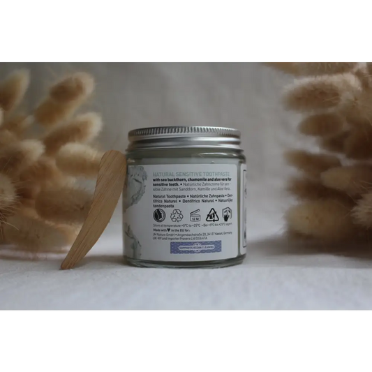 Zahnpasta im Glas "Sensitive" - Mango.Bananen