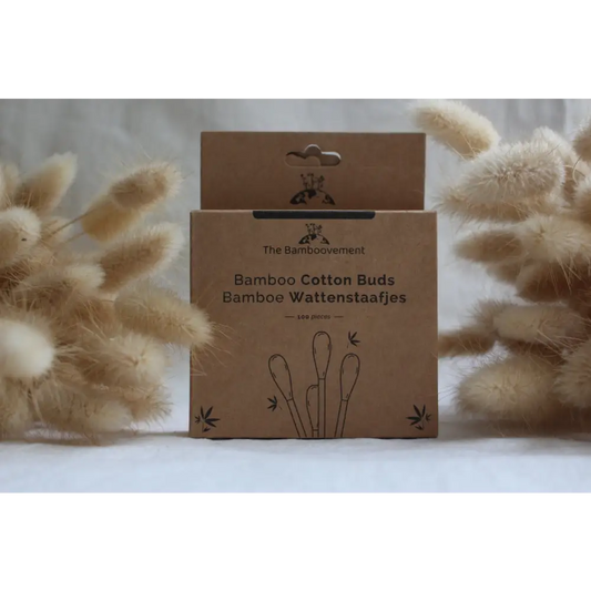 Wattestäbchen aus Bambus & Baumwolle - Mango.Bananen
