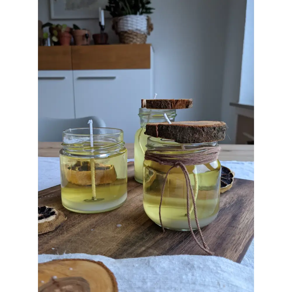 DIY Kerzengranulat ohne Paraffin – 1 kg inkl. Docht – Mango.Bananen