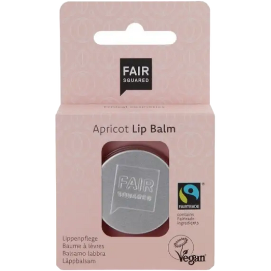 FAIR SQUARED Lip Balm – Vegane Lippenpflege mit Fairtrade-Ölen - Aprikose